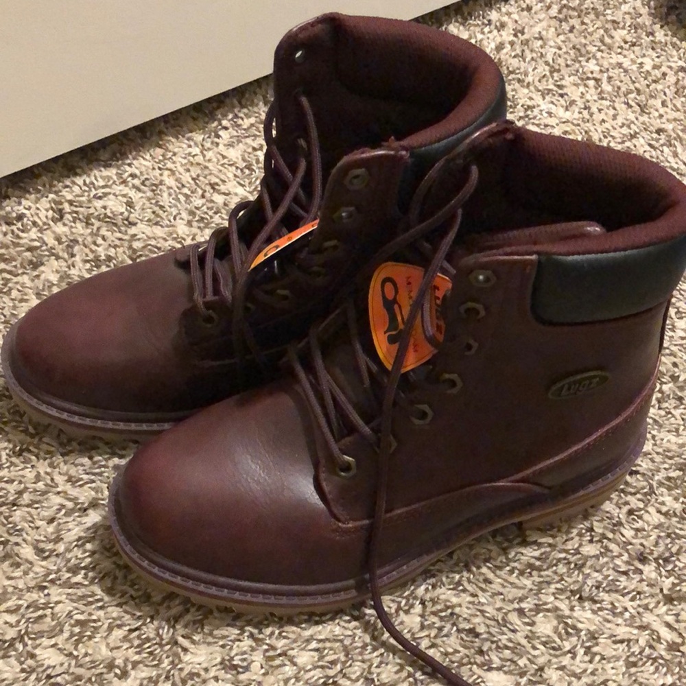 Lugz work boots